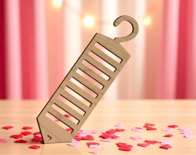 Cabide personalizado para gravatas