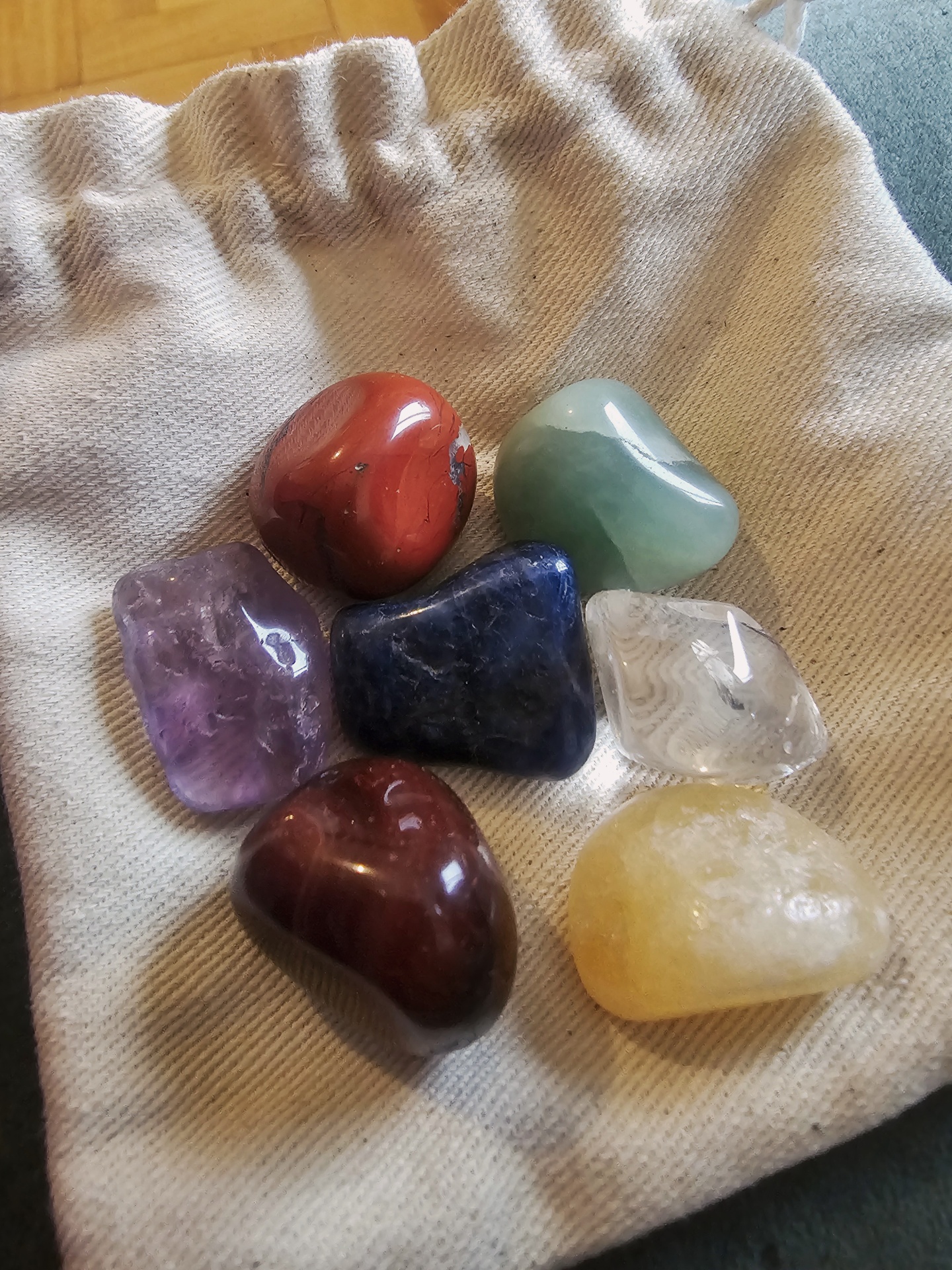 Kit Cristais dos 7 Chakras – Equilíbrio & Energia Kit Cristais dos 7 Chakras – Equilíbrio & Energia