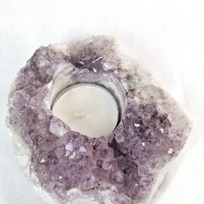 Suporte de Vela de Drusa de Ametista I