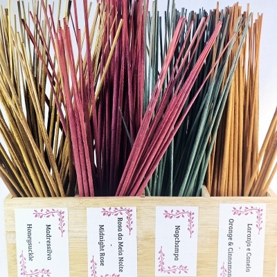 Incensos Artesanais Naturais - pack 12