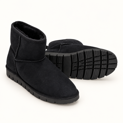 Bota cano baixo - preto