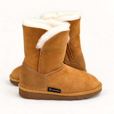 Bota criança cano aberto - mel