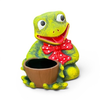 Sapo com vaso