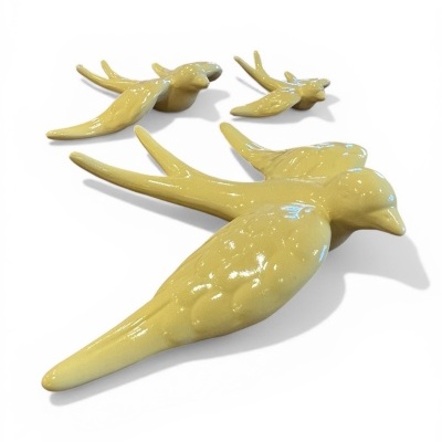 Conjunto exclusivo de 3 andorinhas