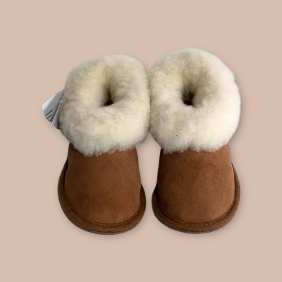Pantufa&#x20;crian&#x00E7;a&#x20;sola&#x20;de&#x20;pele