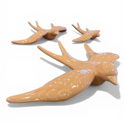 Conjunto exclusivo de 3 andorinhas