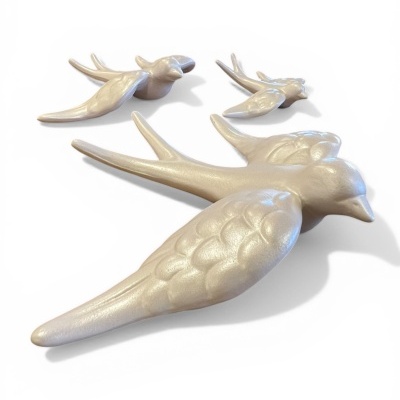 Conjunto exclusivo de 3 andorinhas