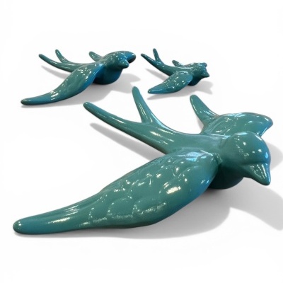 Conjunto exclusivo de 3 andorinhas