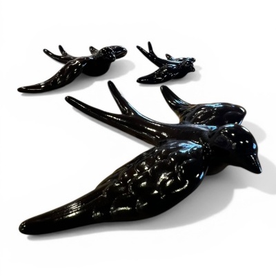 Conjunto exclusivo de 3 andorinhas