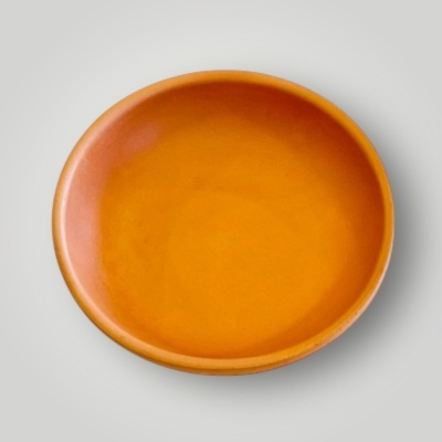 Forma de barro tigelada