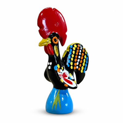 Galo de Barcelos em barro