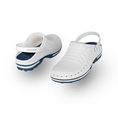 CLOG 02 c/ Tira - AZUL/BRANCAS