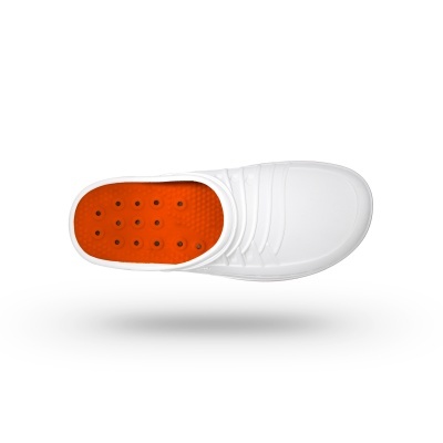 CLOG 01 - LARANJA/BRANCAS