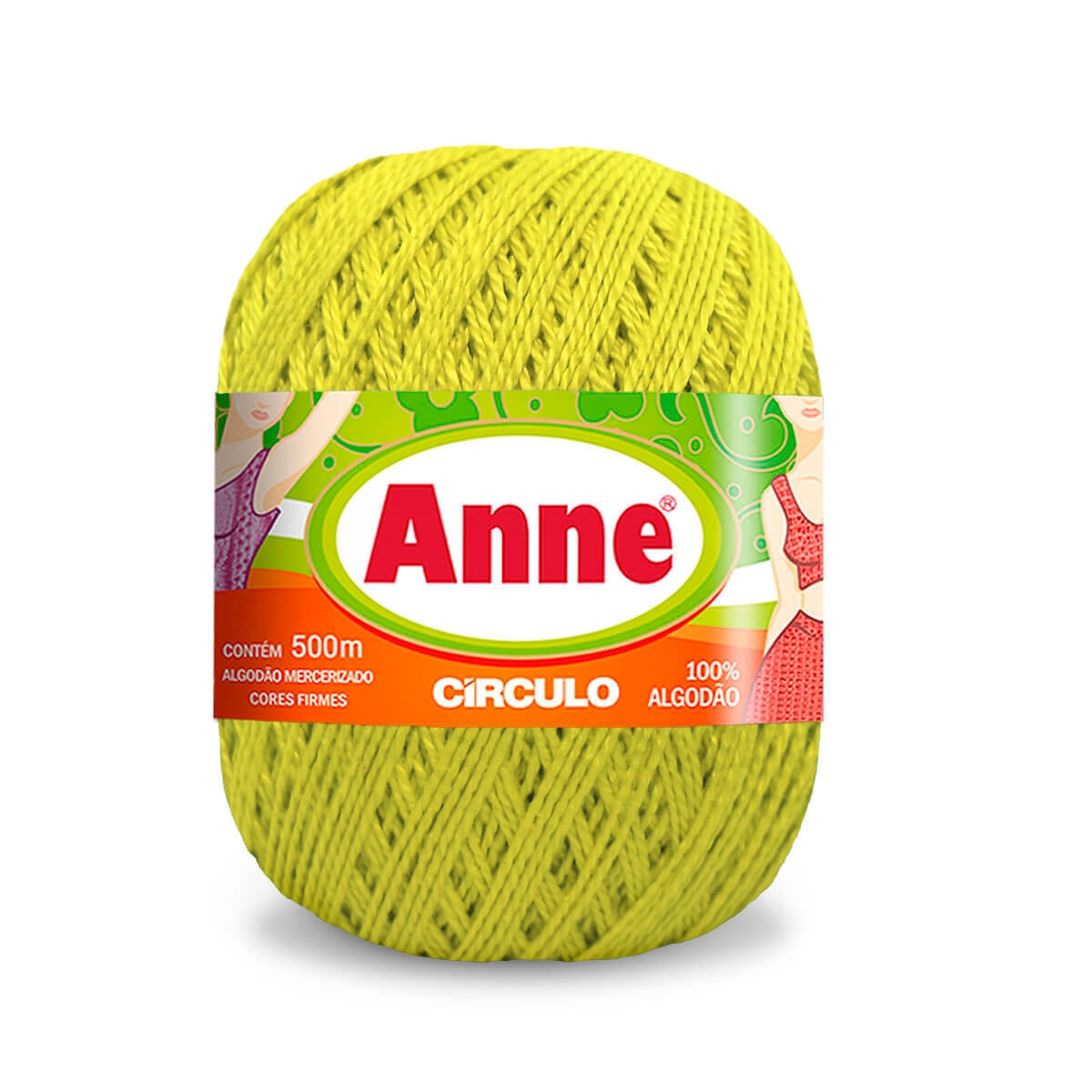 Linha Anne Círculo 1779 (Amarelo-Cítrico)
