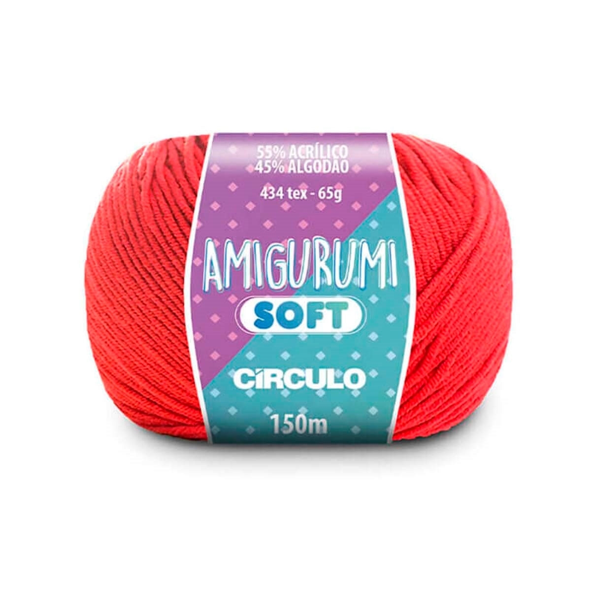 Linha Amigurumi Soft Círculo 4004 (Coral - Vivo)