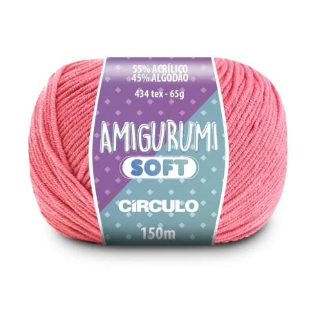 Linha Amigurumi Soft Círculo 3048 (Flamingo)