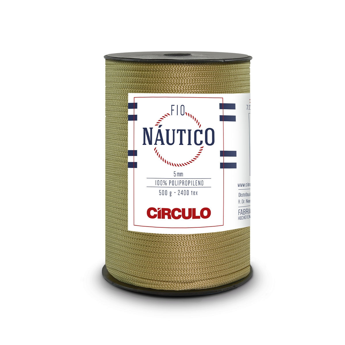 Fio Náutico 5mm Círculo 7679 (Amêndoa)