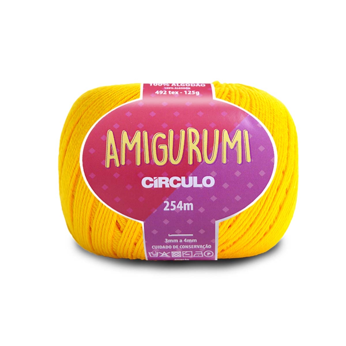 Linha Amigurumi Círculo 1289 (Canário)