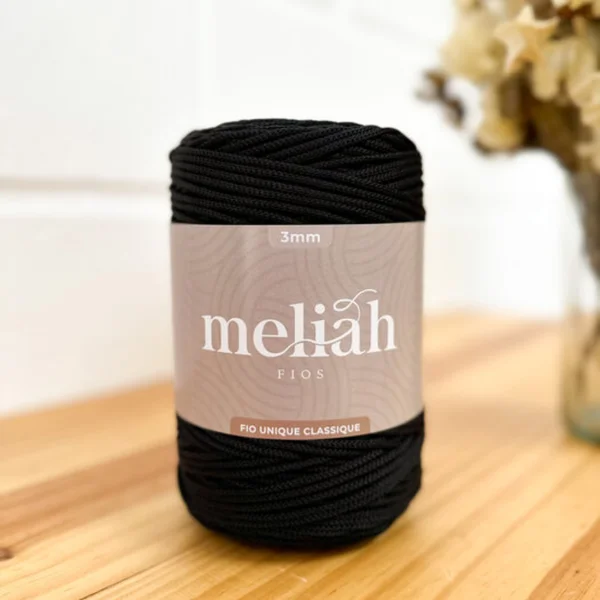 Unique Classique Meliah 3mm- Cor Preto
