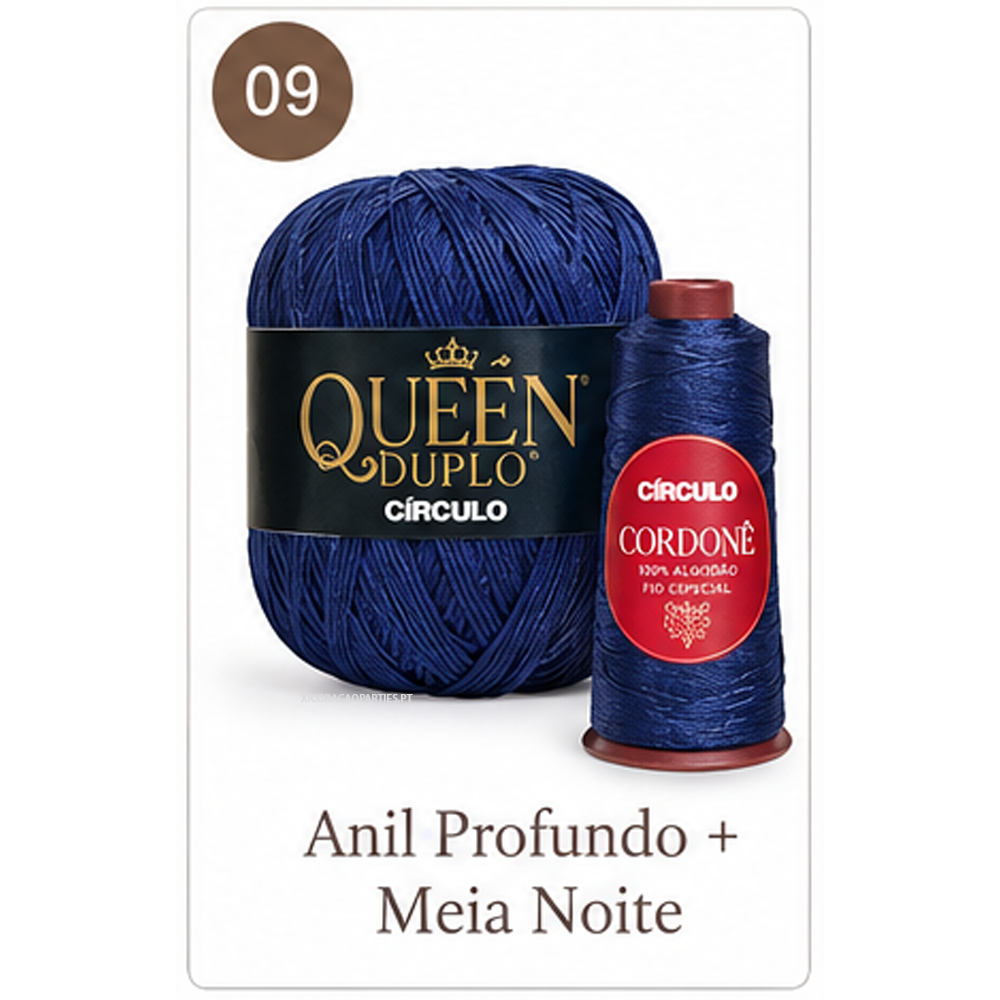 Kit Lenço Alda - Círculo (Cor n09)