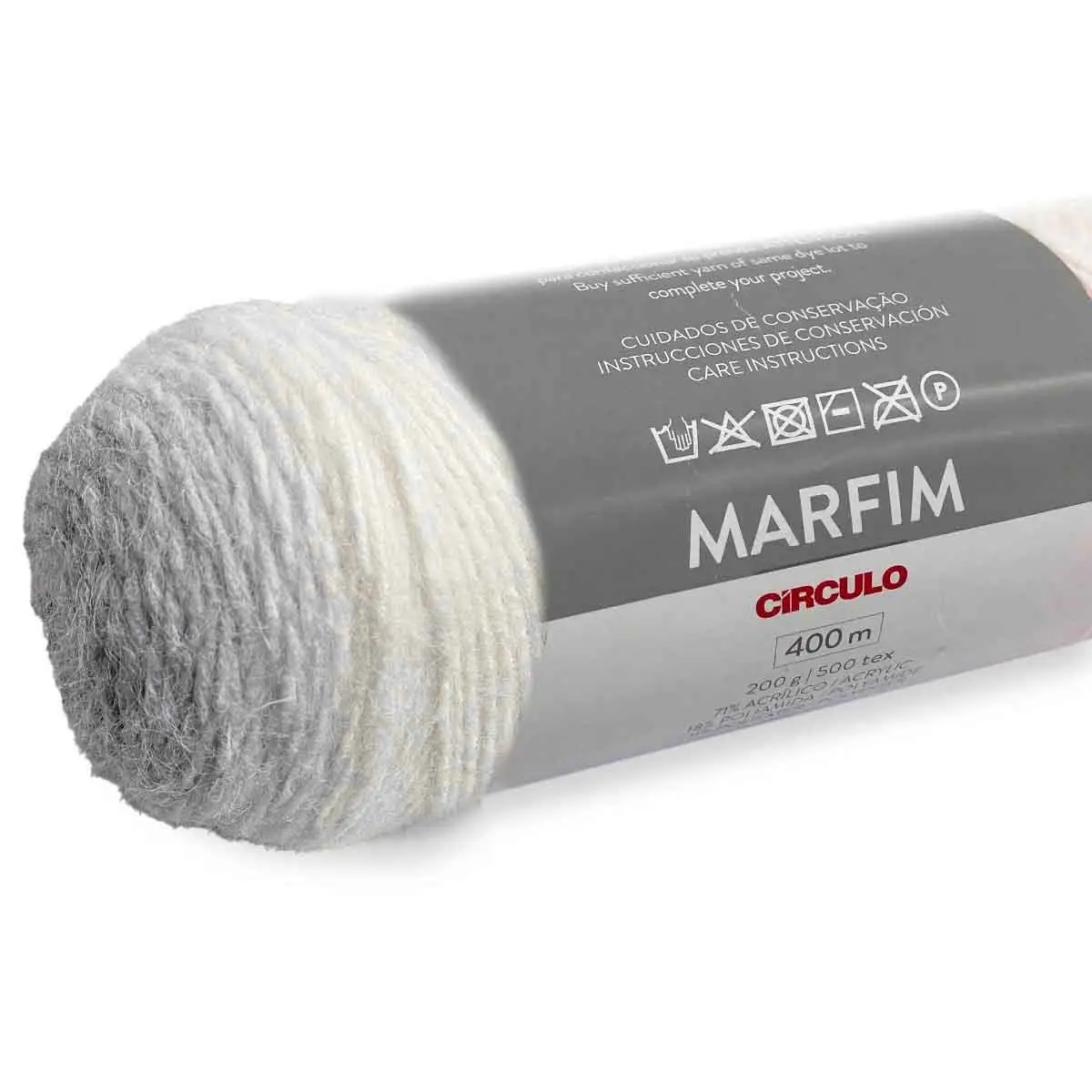 Lã Marfim Círculo 9199 (Nublado)