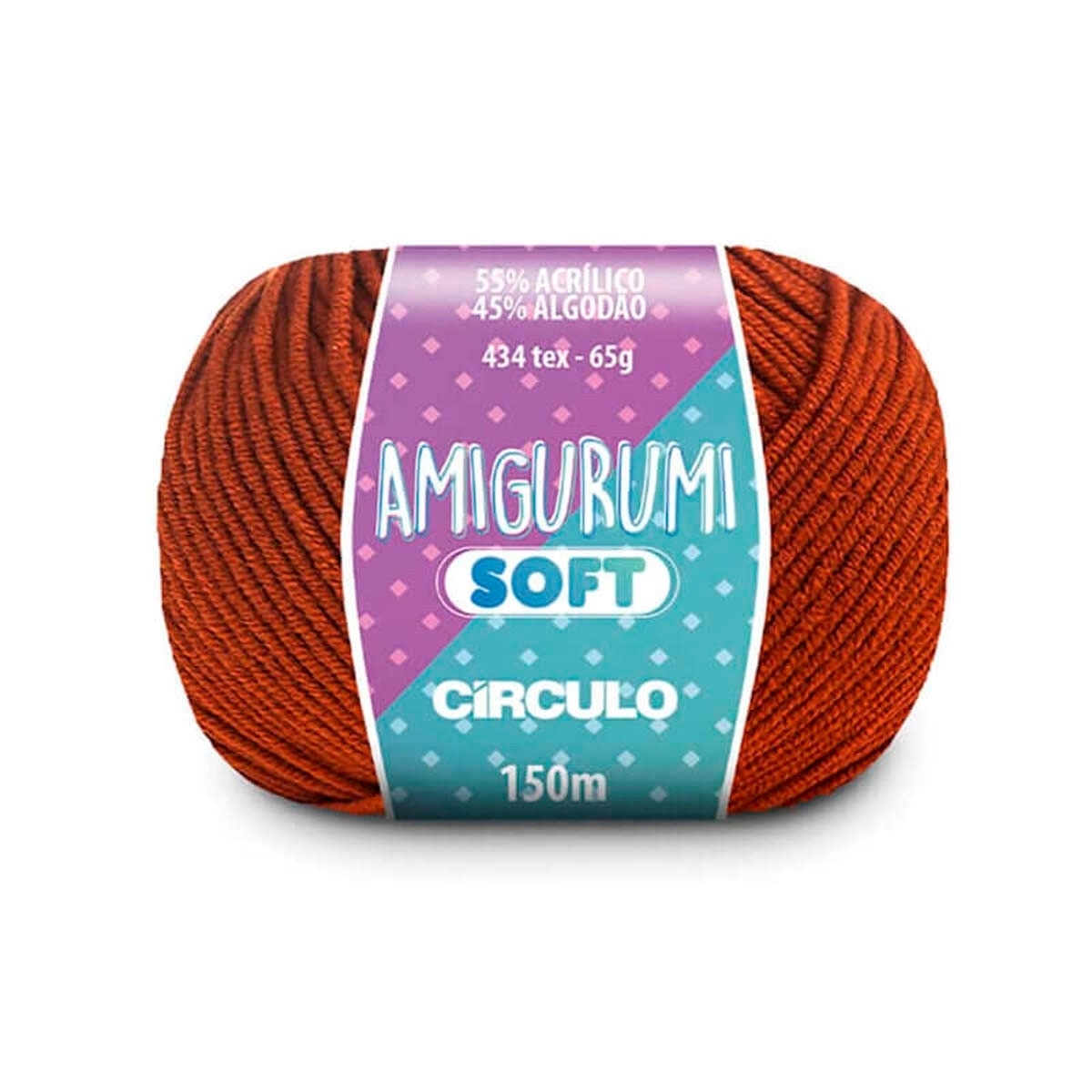 Linha Amigurumi Soft Círculo 7529 (Terracota)