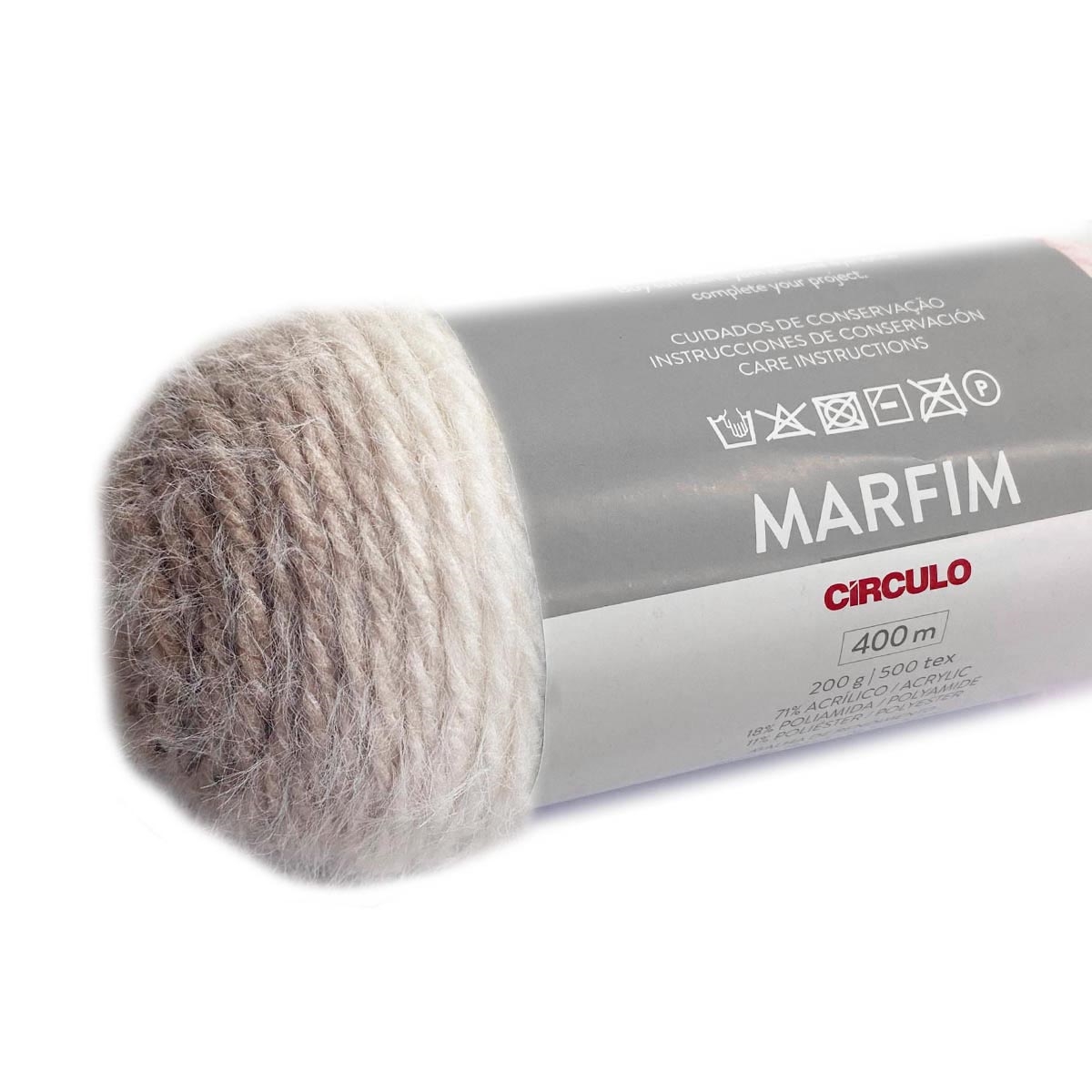 Lã Marfim Círculo 9003 (Coffee)