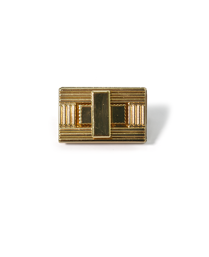 Fecho de Metal Dourado (Círculo) - 1 unidade