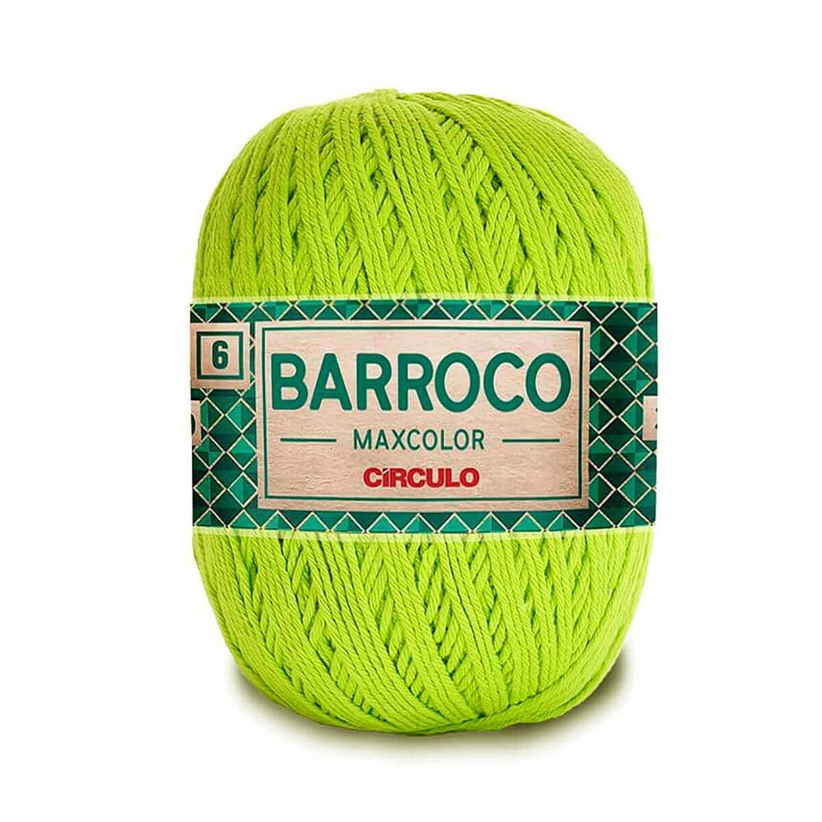 Barroco Maxcolor N.6 Círculo 5583 (Verde - Limão)