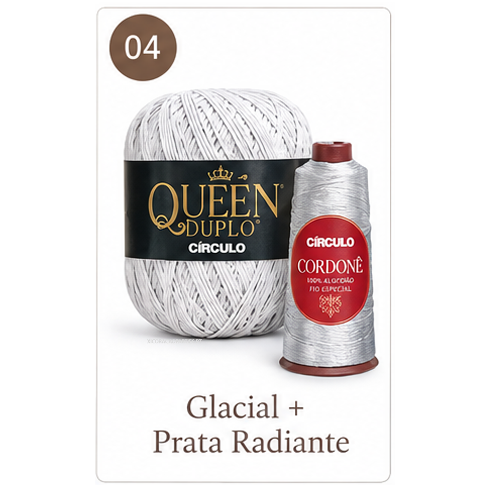 Kit Lenço Alda - Círculo (Cor n04)
