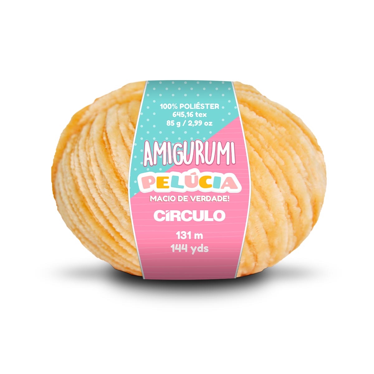 Linha Amigurumi Pelúcia Círculo 7030 (Mostarda)