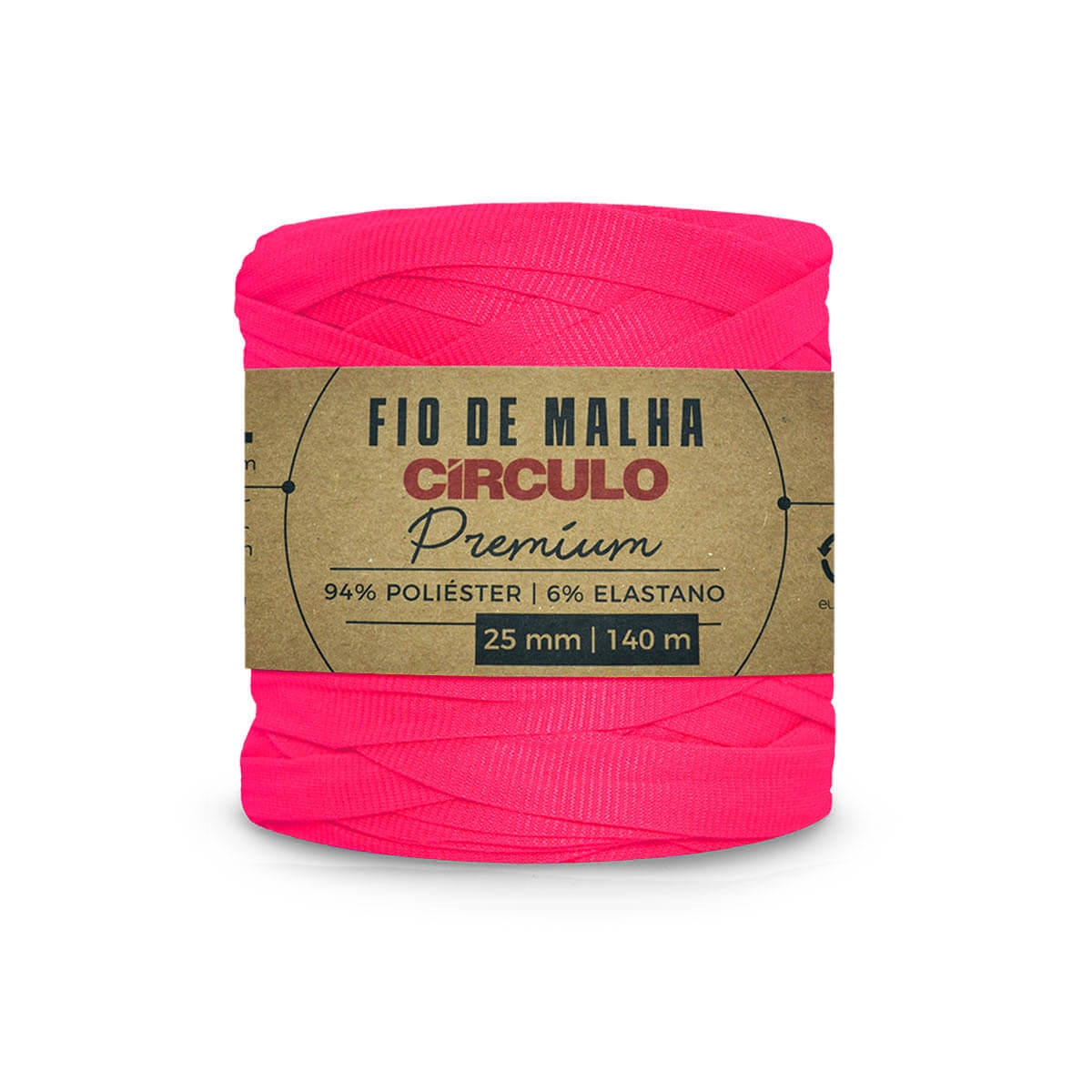 Fio de Malha Premium Círculo 385 (Rosa Neon)