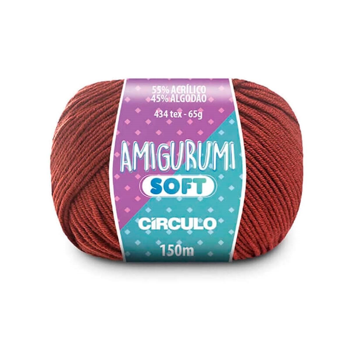 Linha Amigurumi Soft Círculo 4095 (Rum)