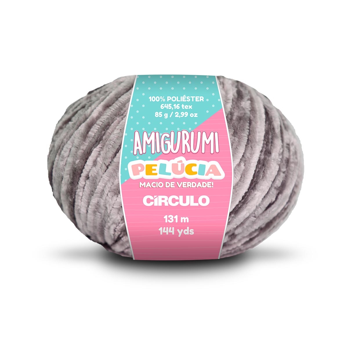 Linha Amigurumi Pelúcia Círculo 8797 (Aço)