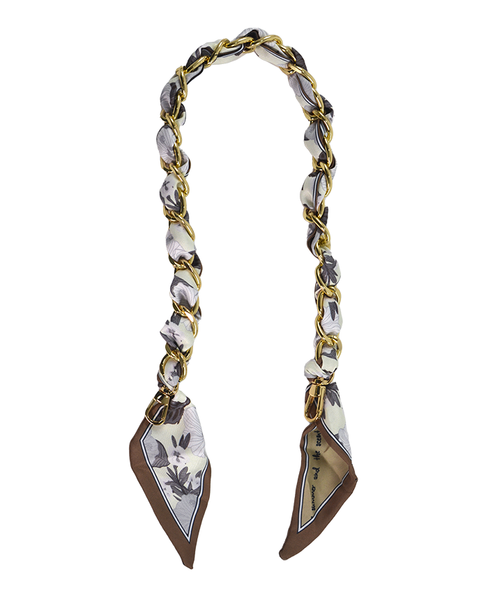 Alça de Metal corrente lenço 55cm- Círculo