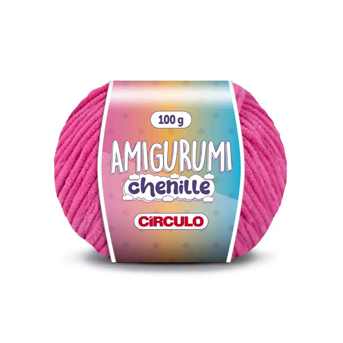 Linha Amigurumi Chenille Círculo 3182 (Pitaya)