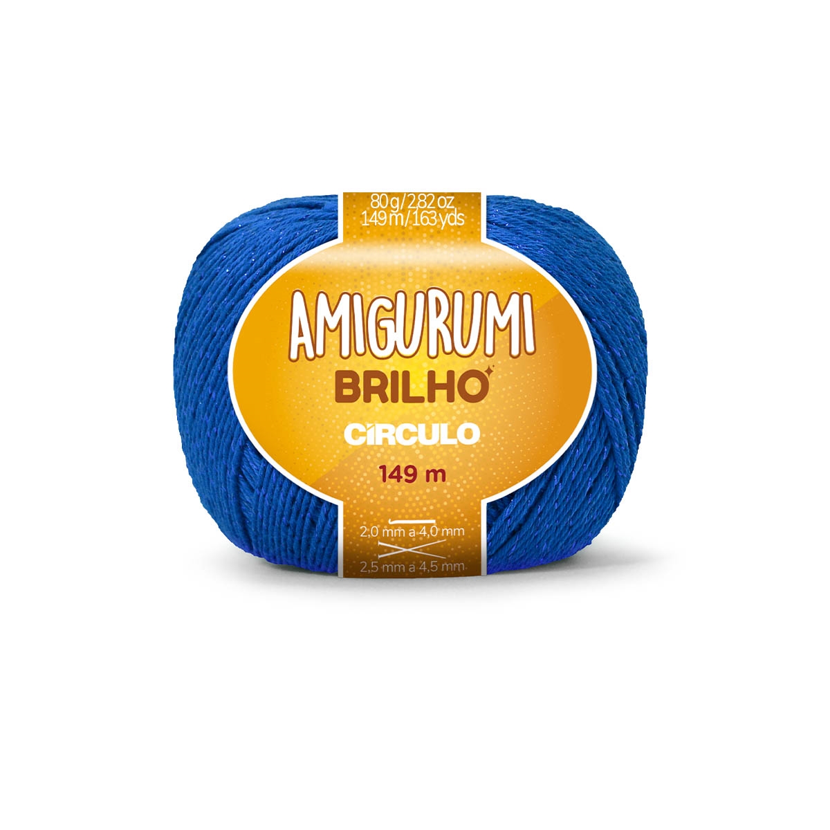 Linha Amigurumi Brilho Círculo 2829 (Azul Bic)