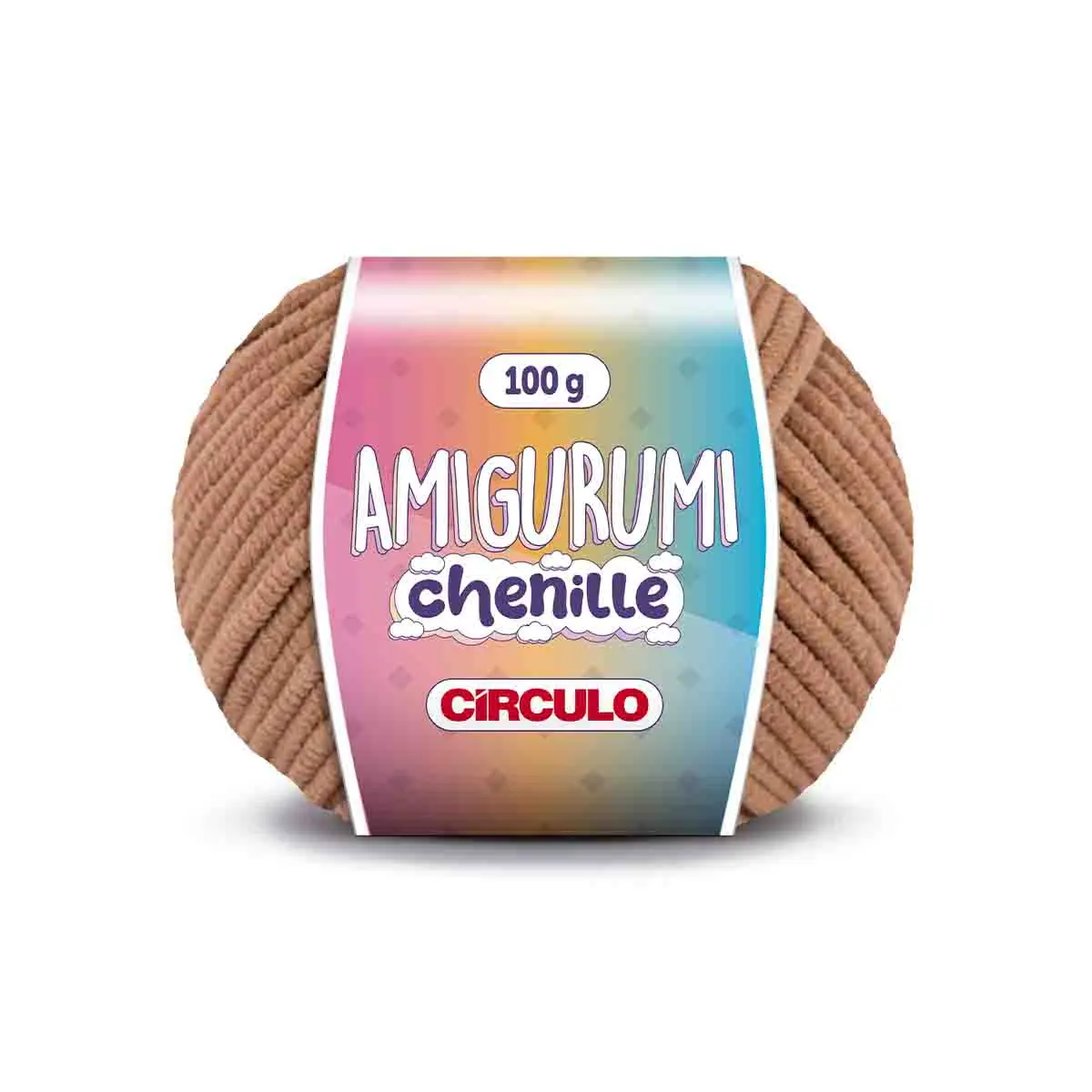 Linha Amigurumi Chenille Círculo 7713 (Lenha)