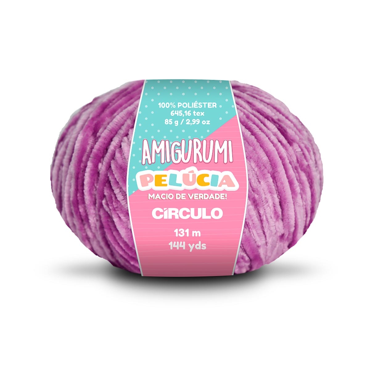 Linha Amigurumi Pelúcia Círculo 6614 (Alfazema)