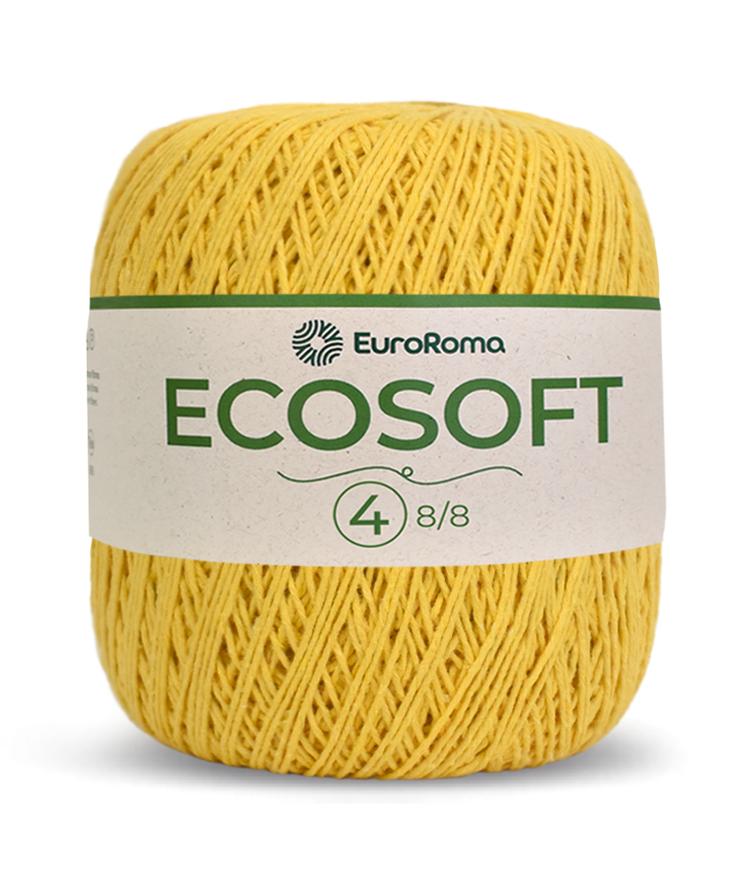 Barbante Ecosoft N4 Euroroma - 450 (Ouro)