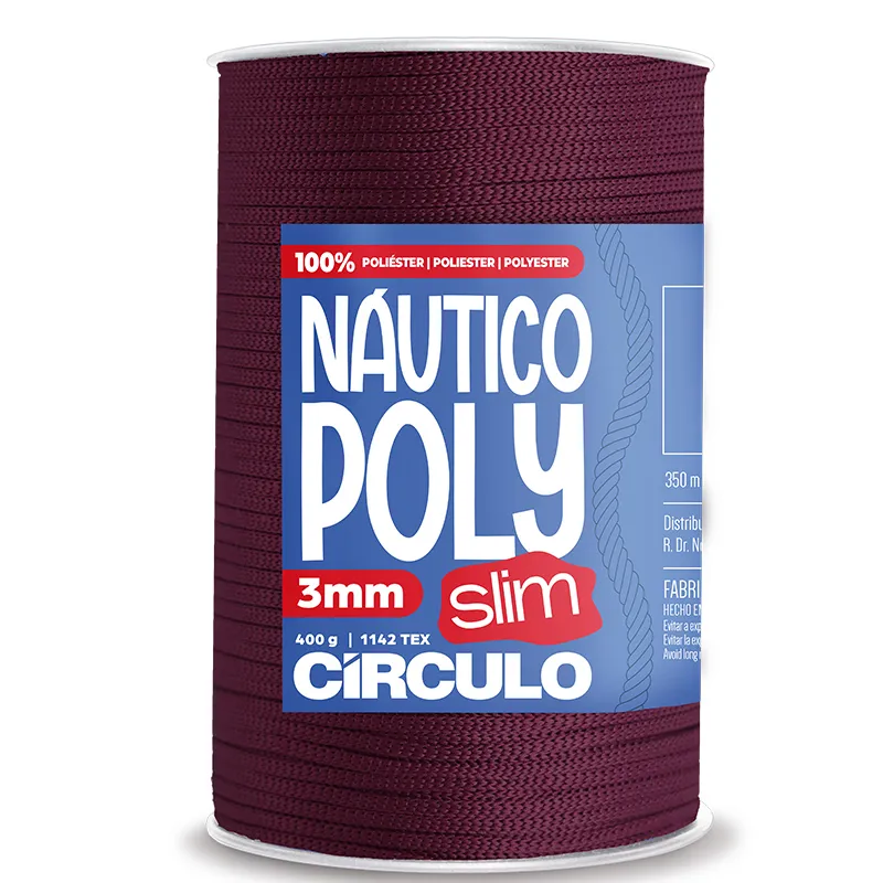 Fio Náutico Poly 3mm 3862 (Uva Passas) - Círculo
