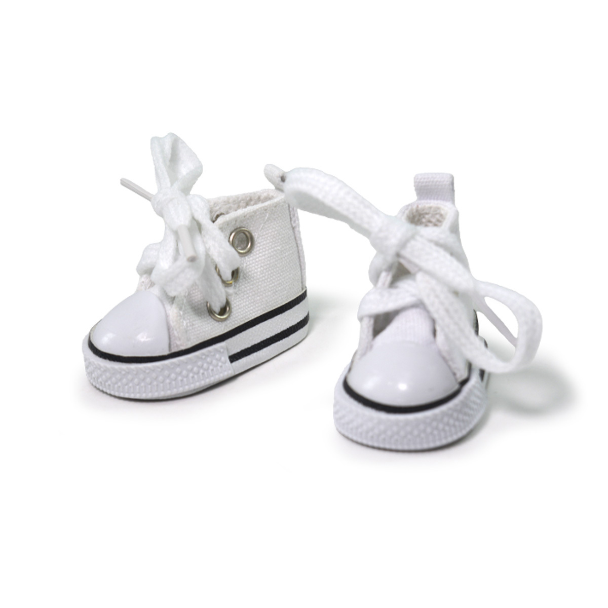 Sapato para Amigurumi Círculo Cor 20- Tênis Branco