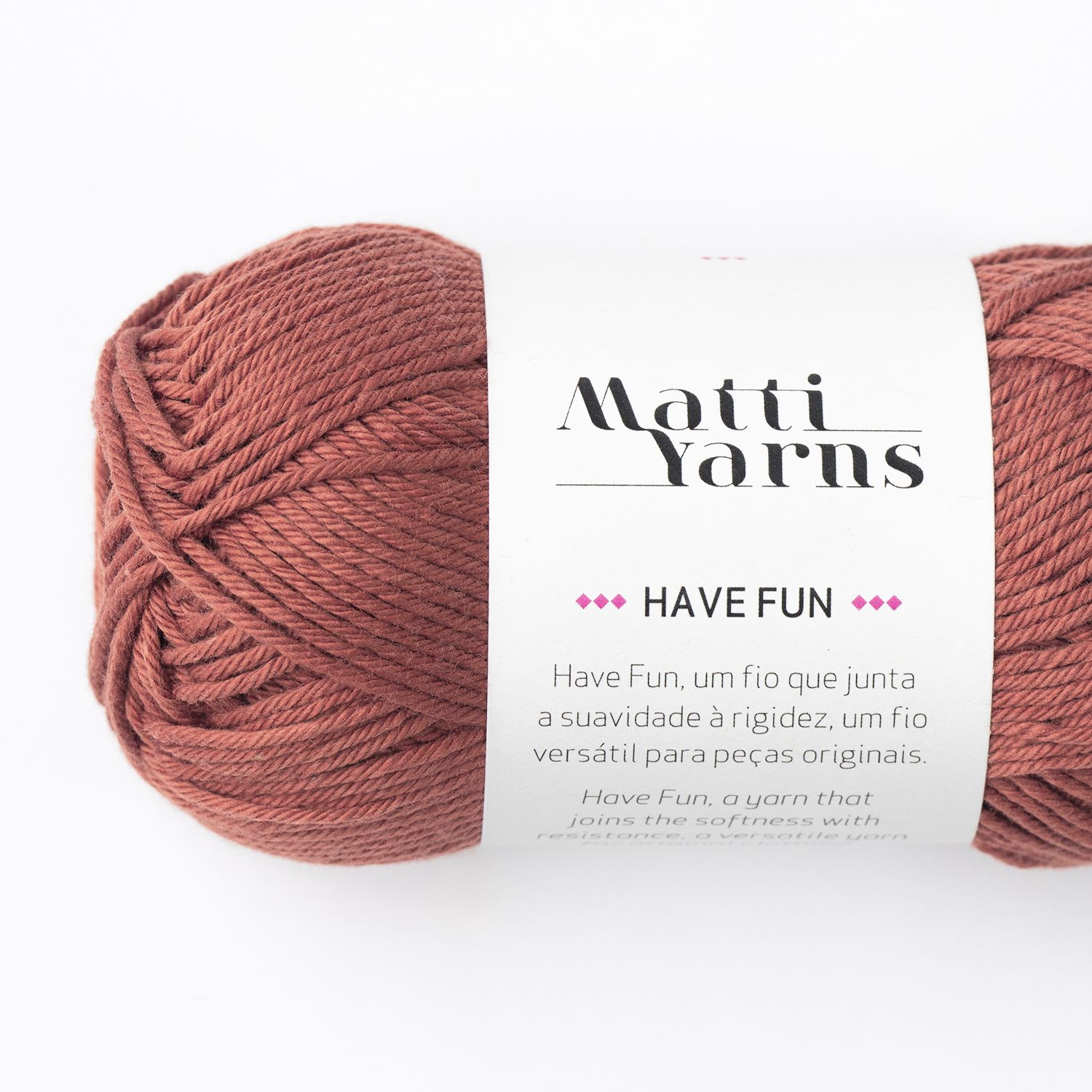 Linha Have Fun (Amigurumi) Matti Yarns 1005 (Castanho Chocolate)
