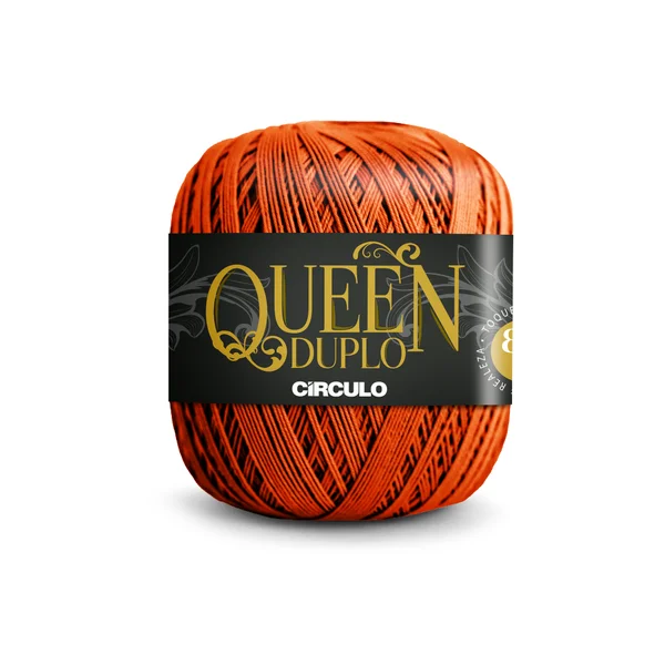 Linha Queen Duplo Círculo 7529 (Terracota)