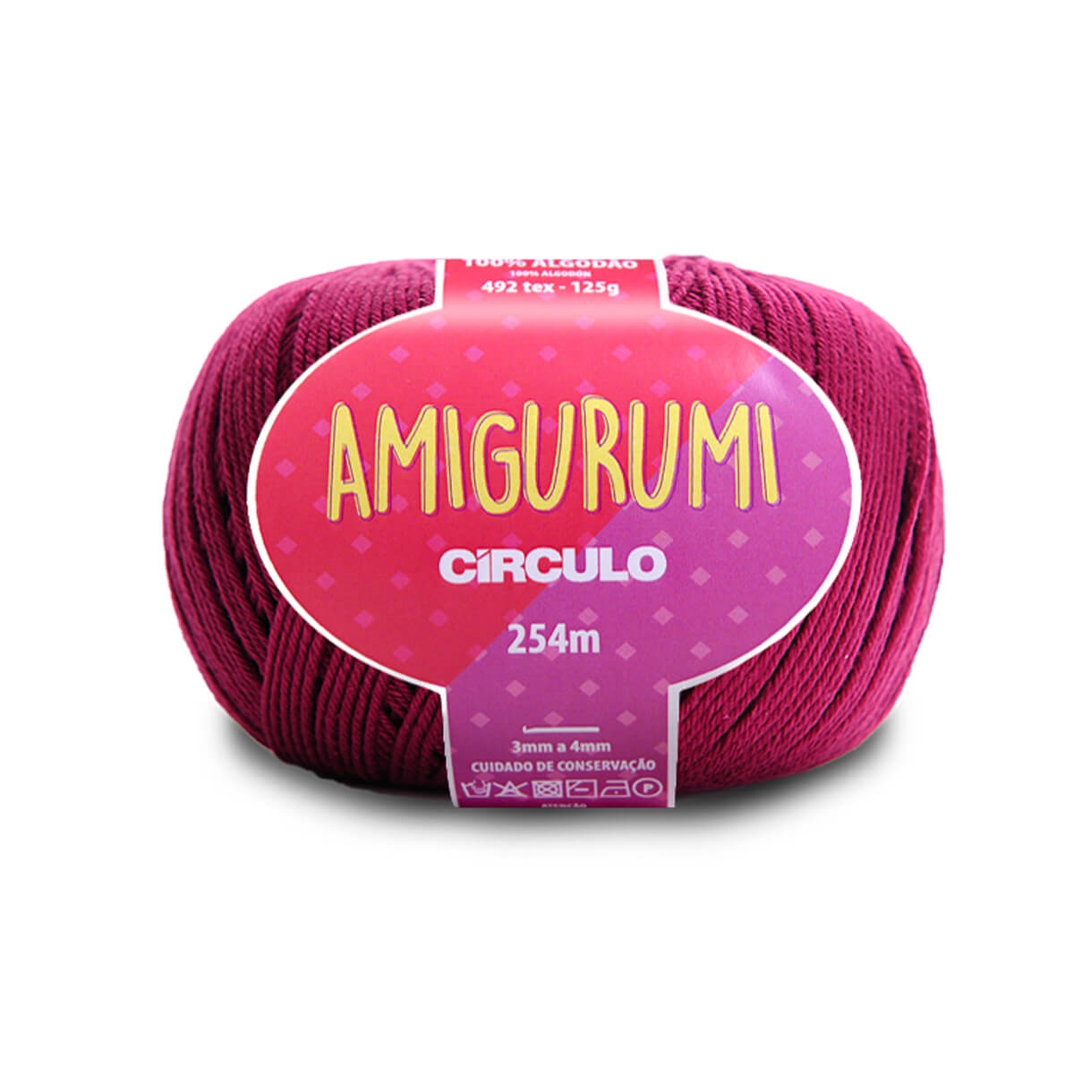 Linha Amigurumi Círculo 3154 (Vinho)
