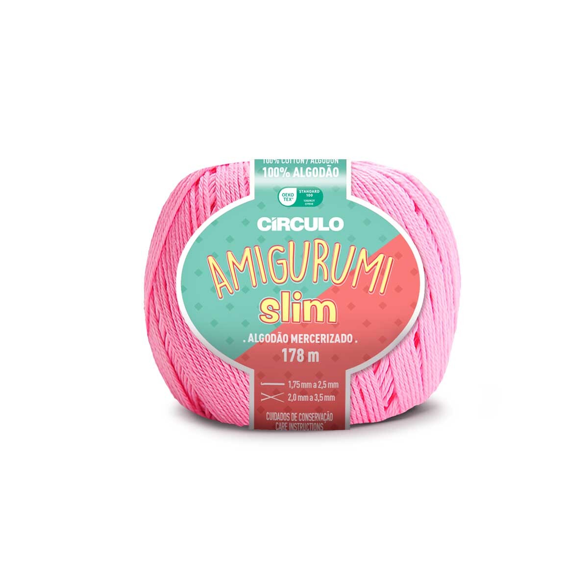 Linha Amigurumi Slim Círculo 3131(Chiclete)