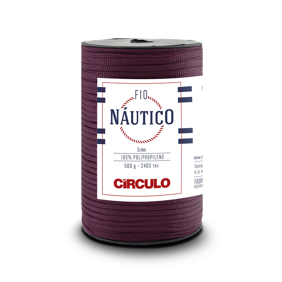 Fio Náutico 5mm Círculo 3862 (Uva Passa)