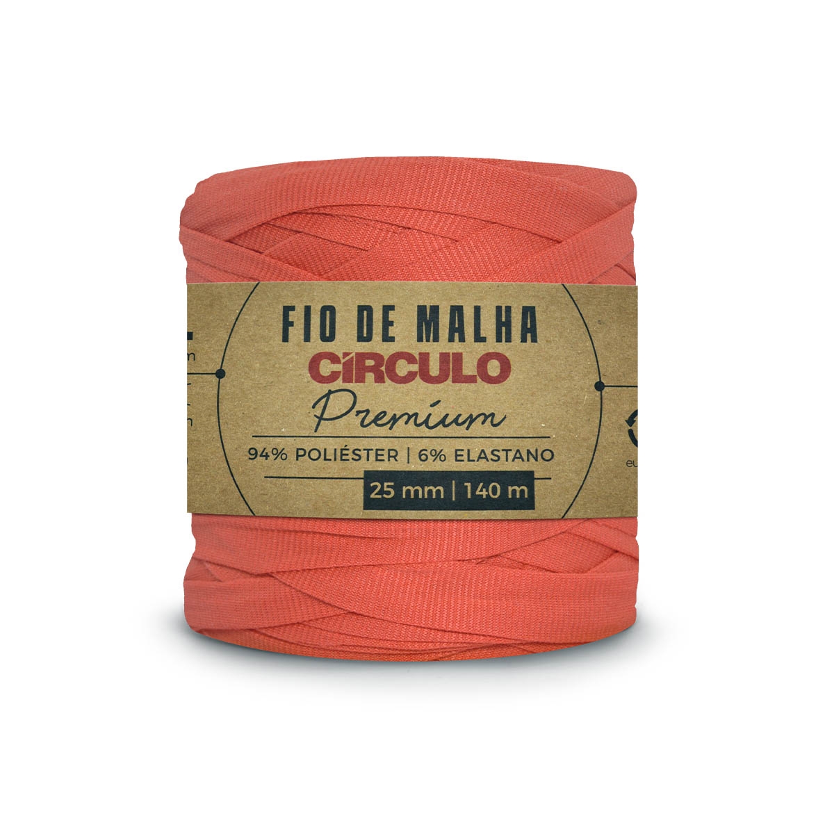 Fio de Malha Premium Círculo 4004 (Coral-Vivo)