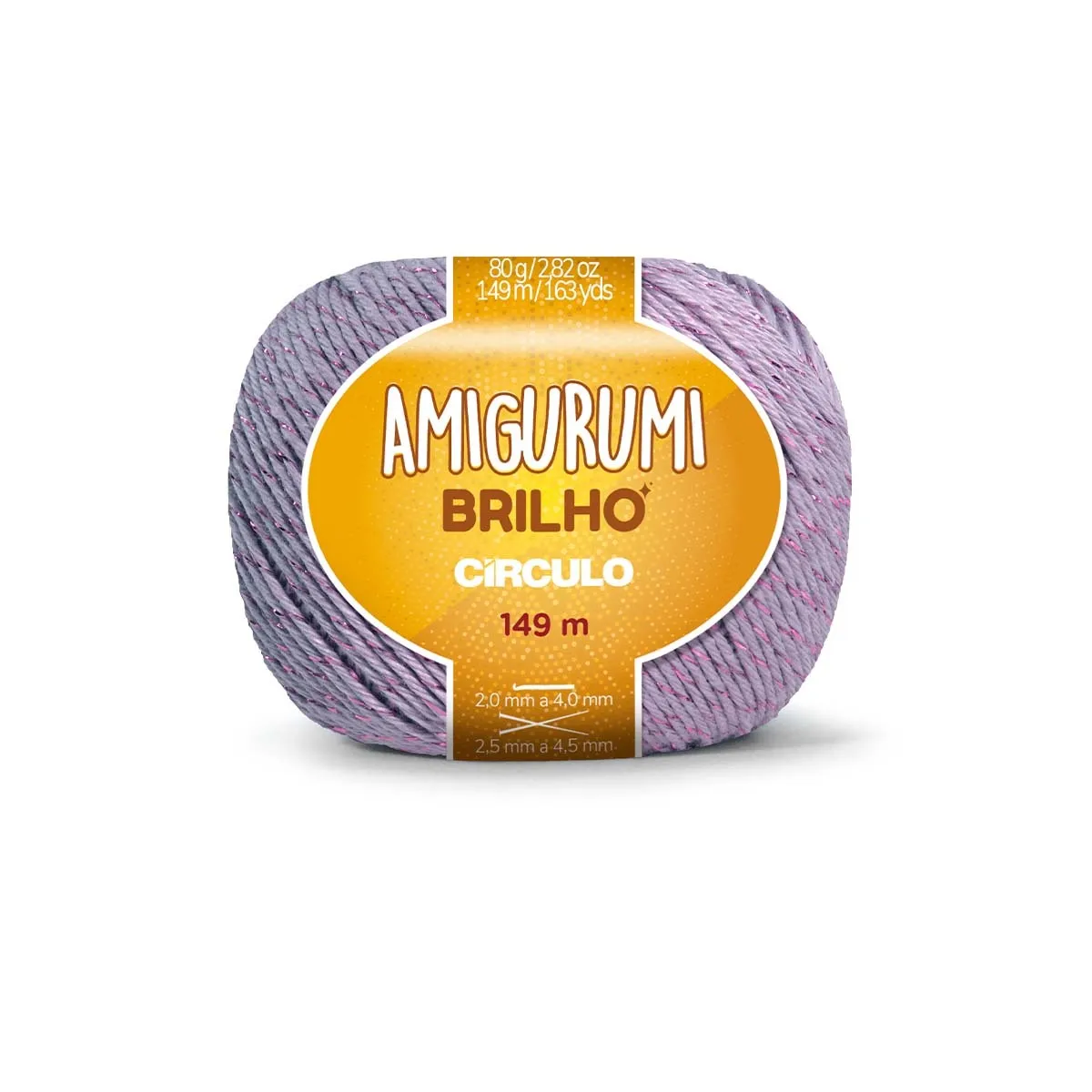 Linha Amigurumi Brilho Círculo 6802(Malva)