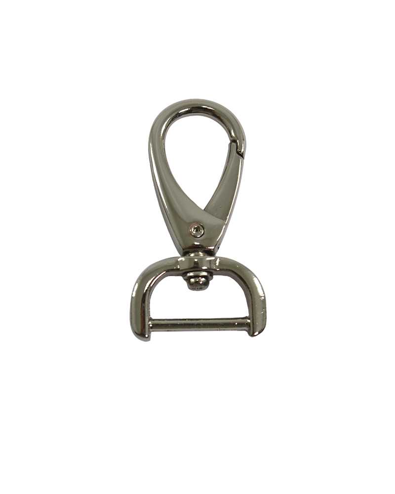 Mosquetão Oval Prateado 5,1 x 2,1cm - 6 Unidades  - Círculo